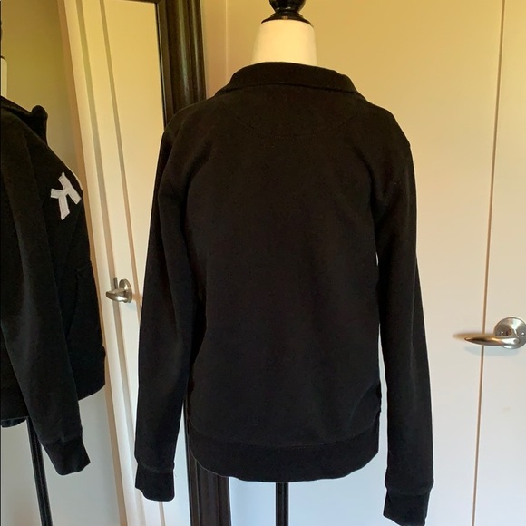 French Connection UK black/white zip sweatshirt - Picture 4 of 6